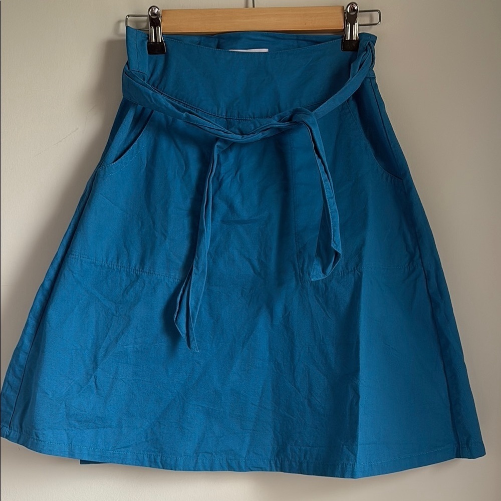 EUC Kayce Hughes Blue Wrap Skirt Size 0-2​​​